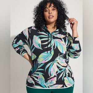 Pretty Summer Leaves- Black